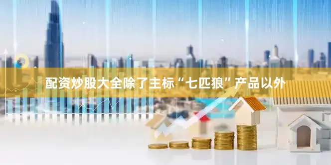 配资炒股大全除了主标“七匹狼”产品以外
