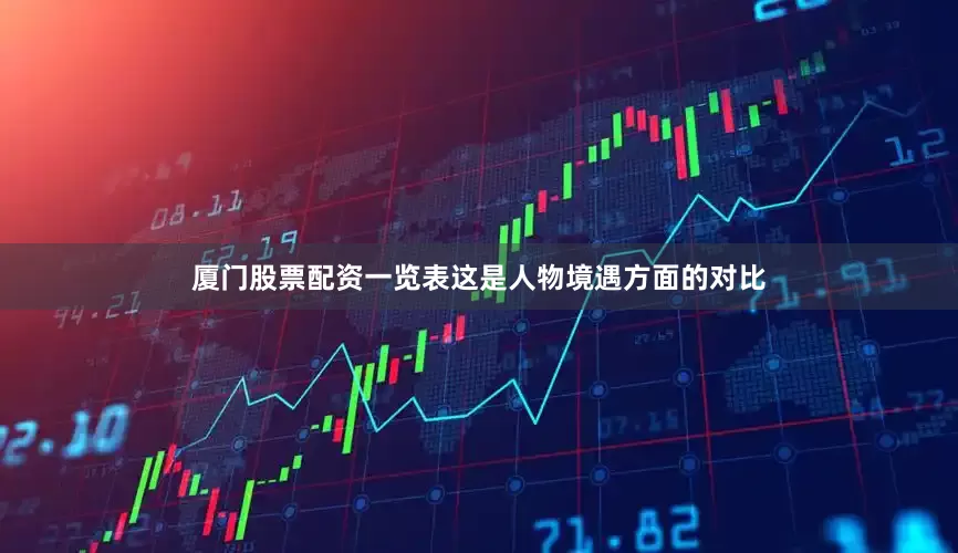 厦门股票配资一览表这是人物境遇方面的对比